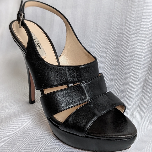 PRADA Black Shoes 🌹 Gorgeous 🌹 - Picture 1 of 8